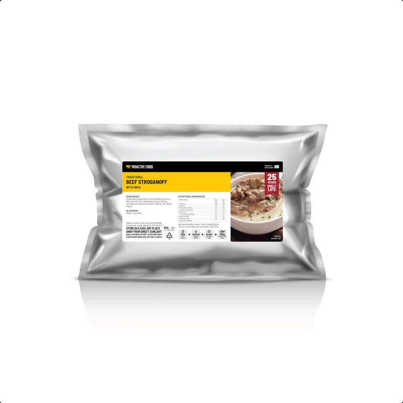 Freeze-dried Traditional Beef Stroganoff with Mash (300g)