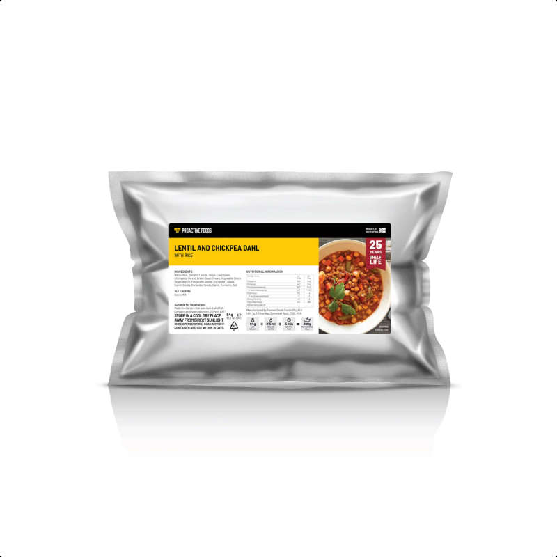 Freeze-dried Lentil and Chickpea Dahl with Rice (300g)