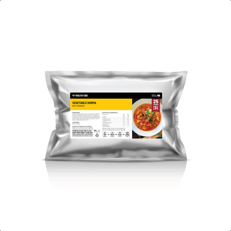 Freeze-dried Vegetable Korma with Couscous (300g)