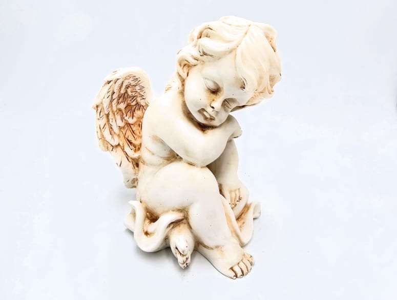Angel Statue Resting (15cm)