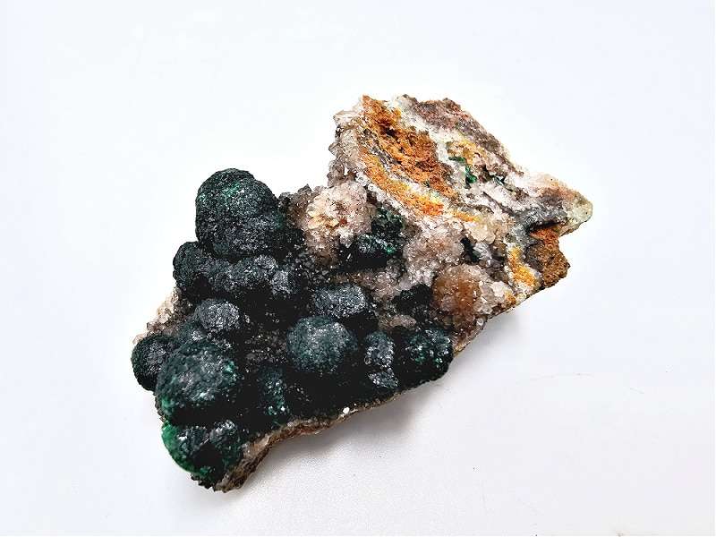 Ball Malachite on Quartz Specimen Rare - E (38g)
