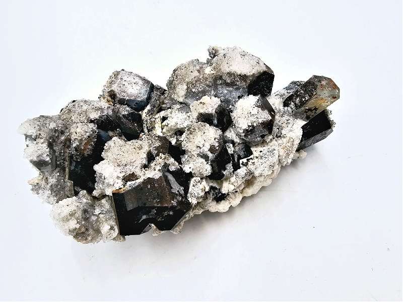 Black Tourmaline &amp; Hyalite F (326g)