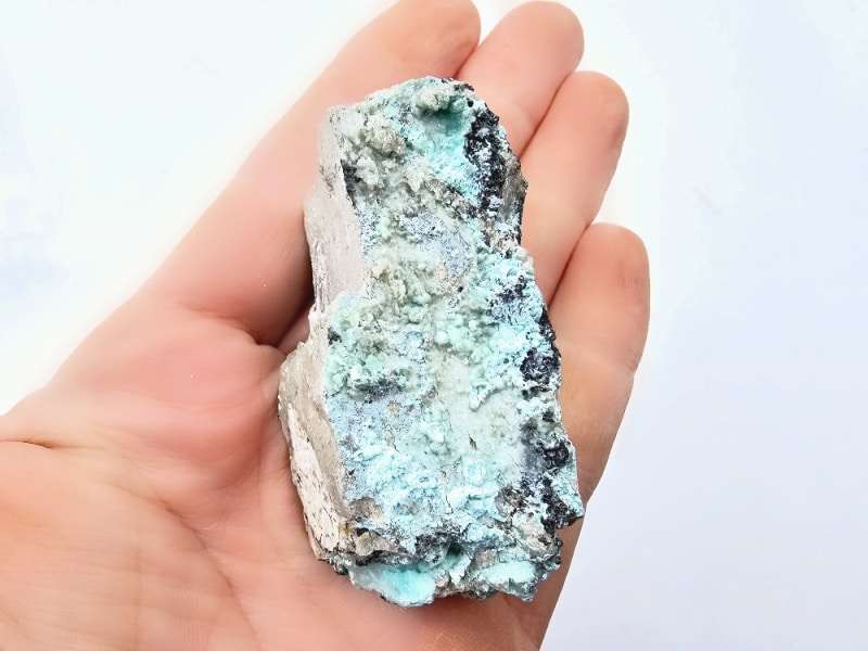 Drusy Chrysocolla Specimen E Malachite (78g)