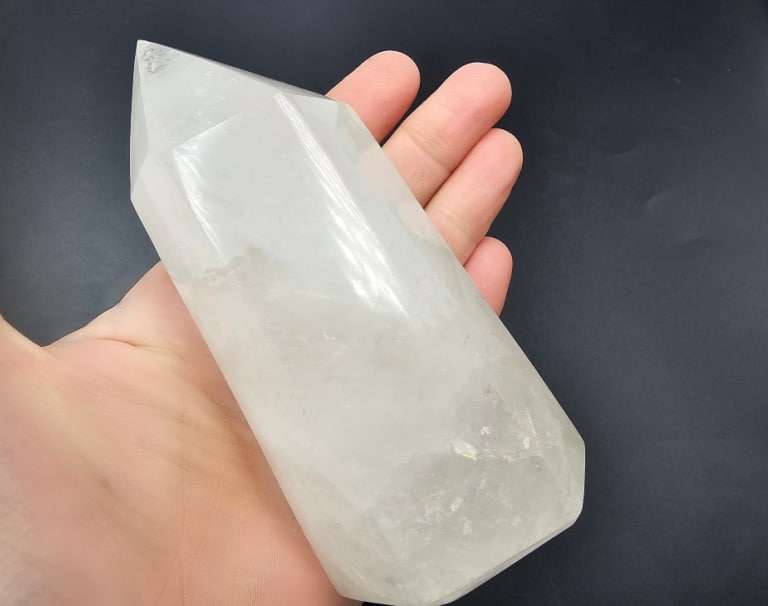 Quartz Crystal Point Large E (478g)