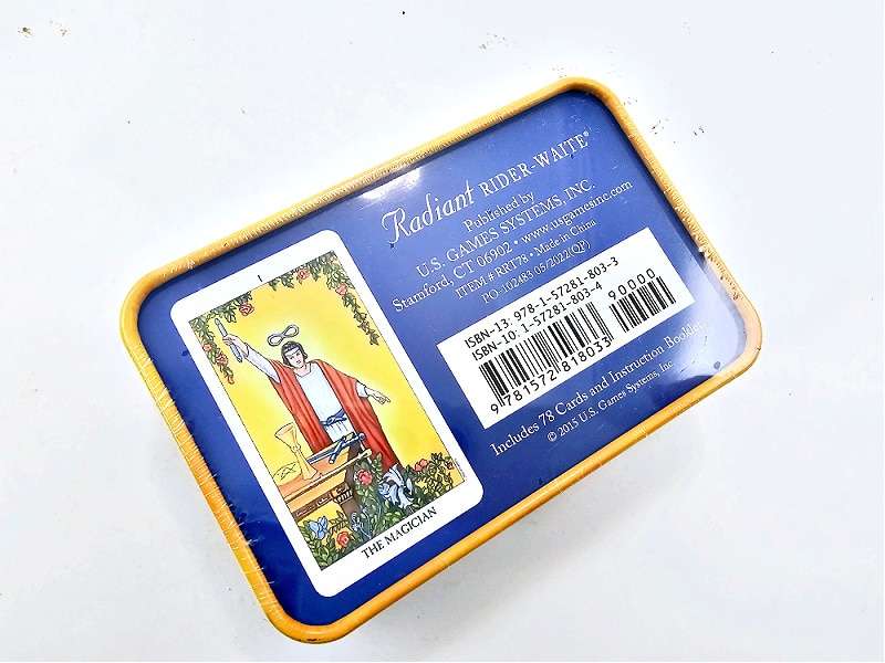 Radiant Rider Waite Tarot in a Tin