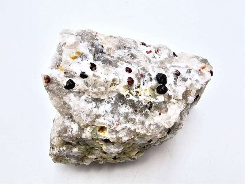 Red Pyrope Garnet in Feldspar Matrix G (168g)