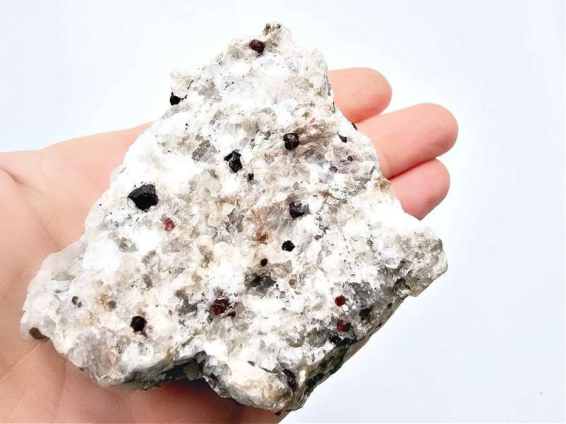 Red Pyrope Garnet in Feldspar I (210g)