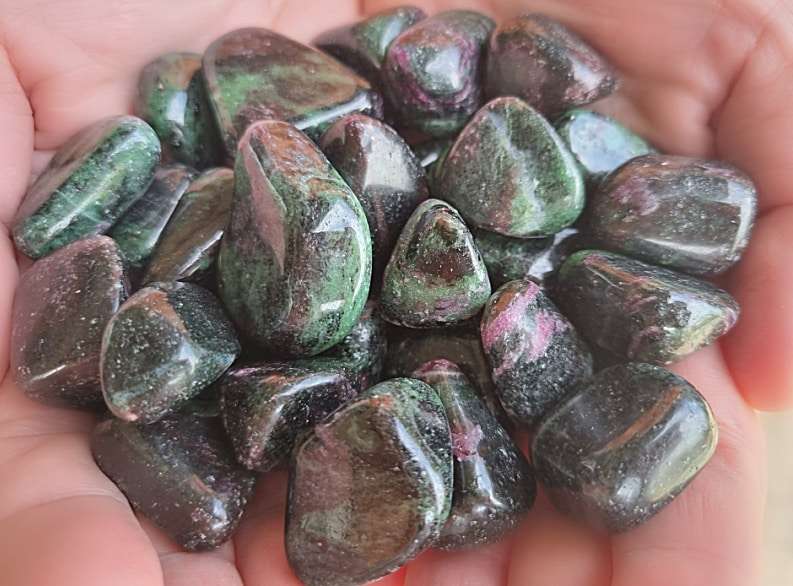 Ruby Zoisite Tumble Stones