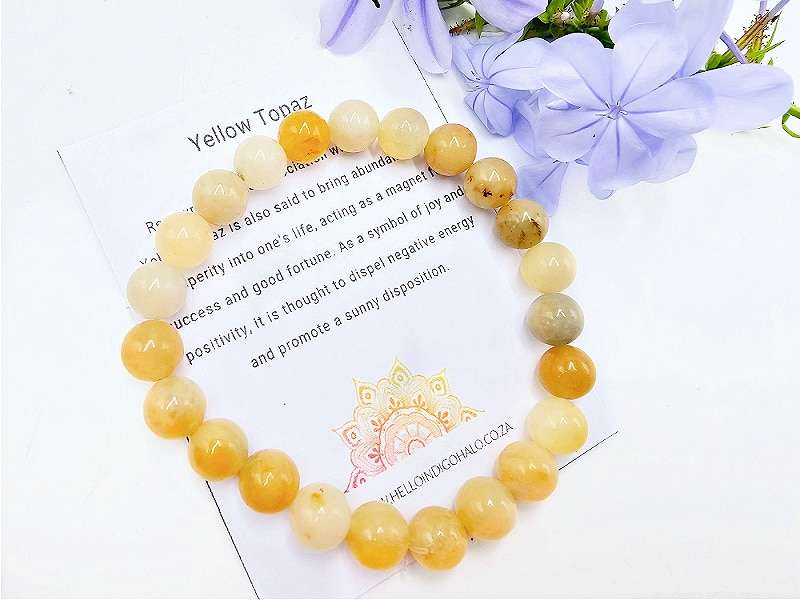 Yellow Topaz Bangle (8mm)