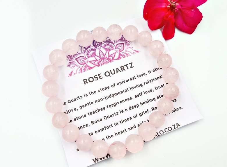 Rose Quartz Bangle (8mm)
