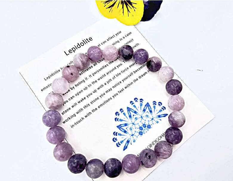 Lepidolite Bangle (8mm)