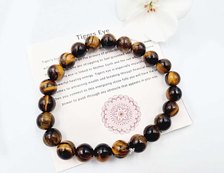 Tigers Eye Bangle (8mm)