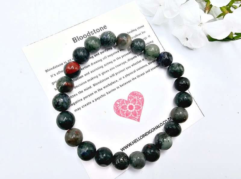 Bloodstone Bangle (8mm)