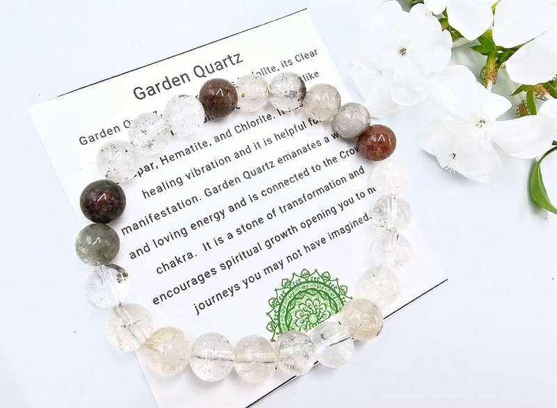 Garden Quartz Bangle (8mm)