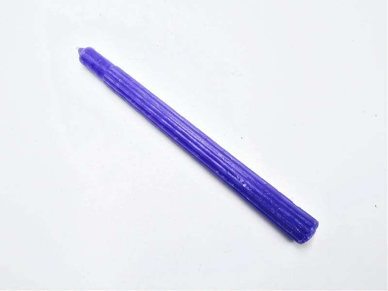 Purple Candles Solid 25cm - Pack of 6 (Spirituality)