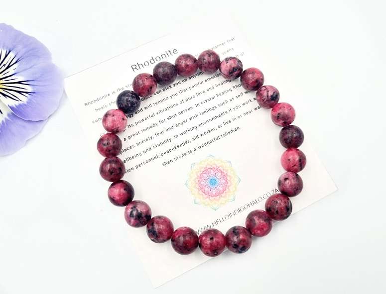 Rhodonite Bangle (8mm)