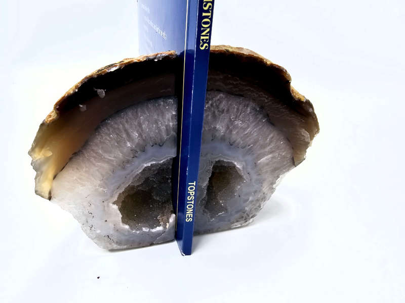 Agate Geode Book Ends (Natural) A