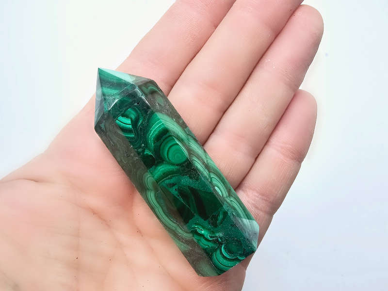 Green Malachite Crystal Point (6.5cm)