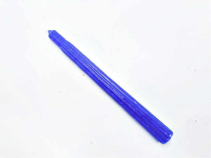 Blue Candles Solid 25cm - Pack of 6  (Understanding)