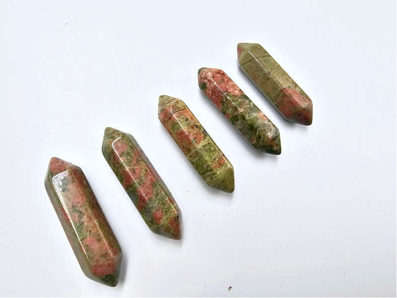 Unakite Double Terminated Point