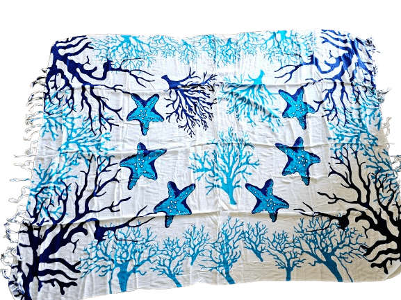 Blue Shell Sarong