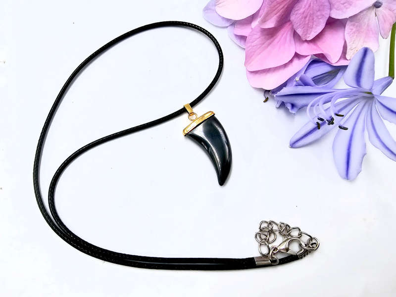 Hematite Claw Necklace