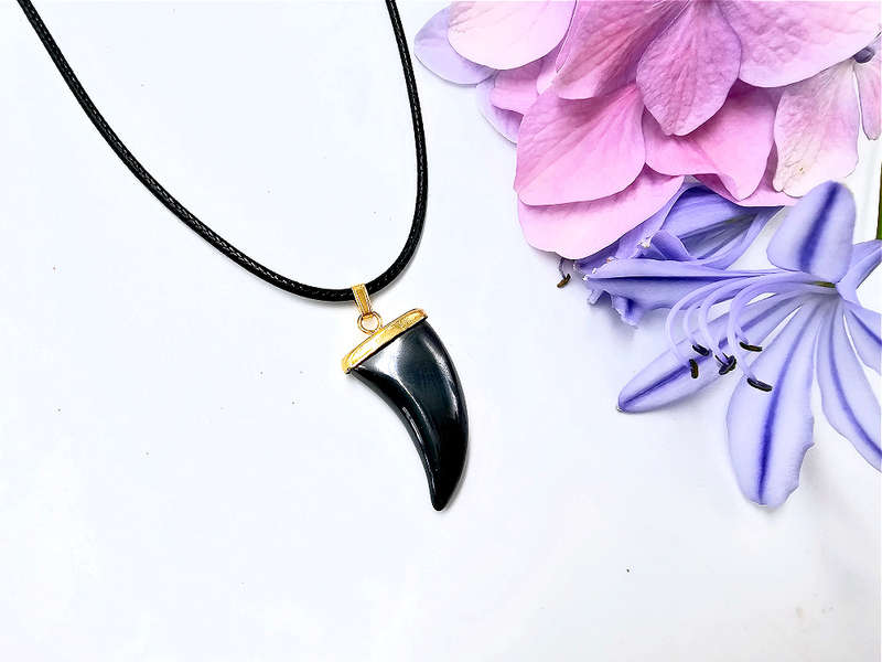 Hematite Claw Necklace