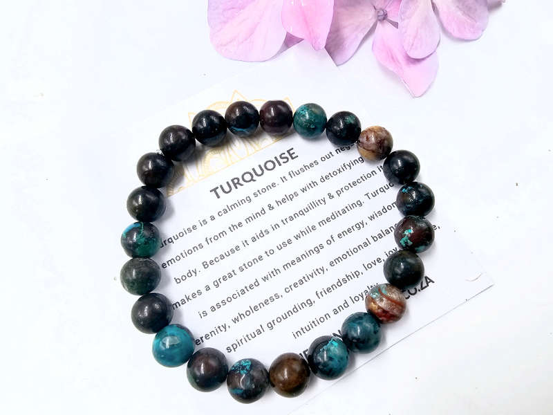African Turquoise Bangle (8mm)