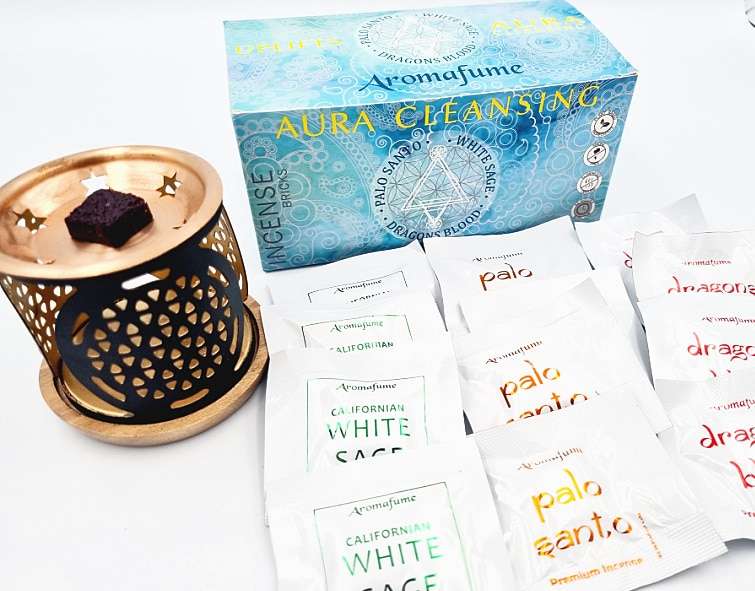Aromafume Incense Brick Burner (Aura Cleansing)