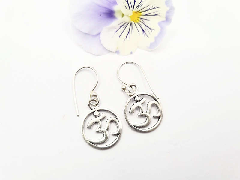 Om Sign Earrings