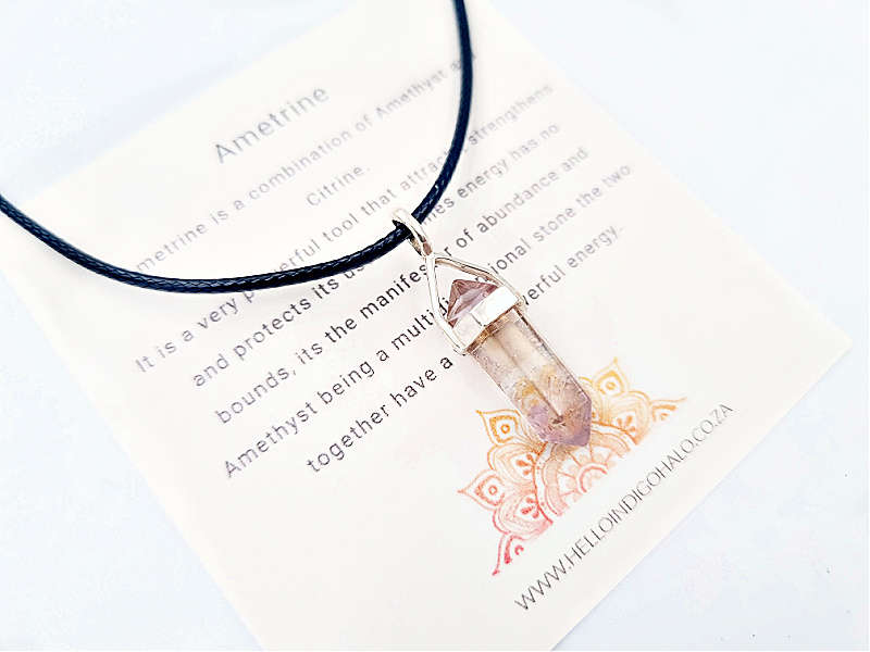 Mini Ametrine 925 Silver Pendant
