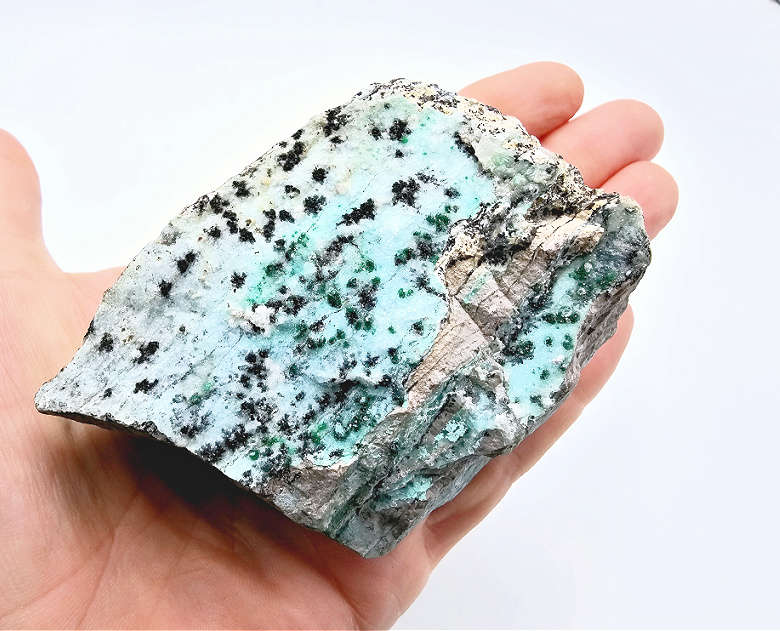 Drusy Chrysocolla Specimen K (246g) Dendritic