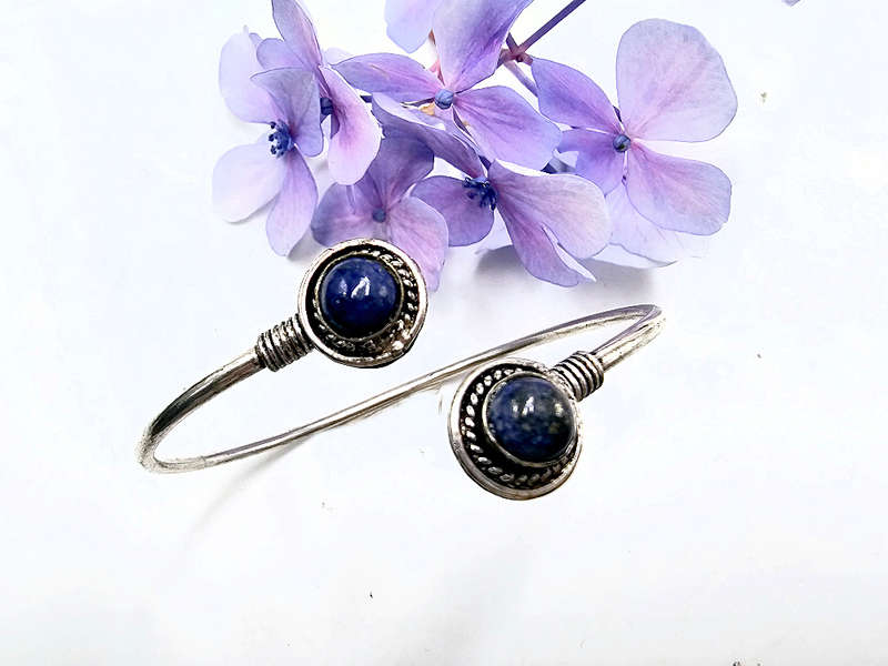 Ethnic BOHO Double Lapis Lazuli Bracelet