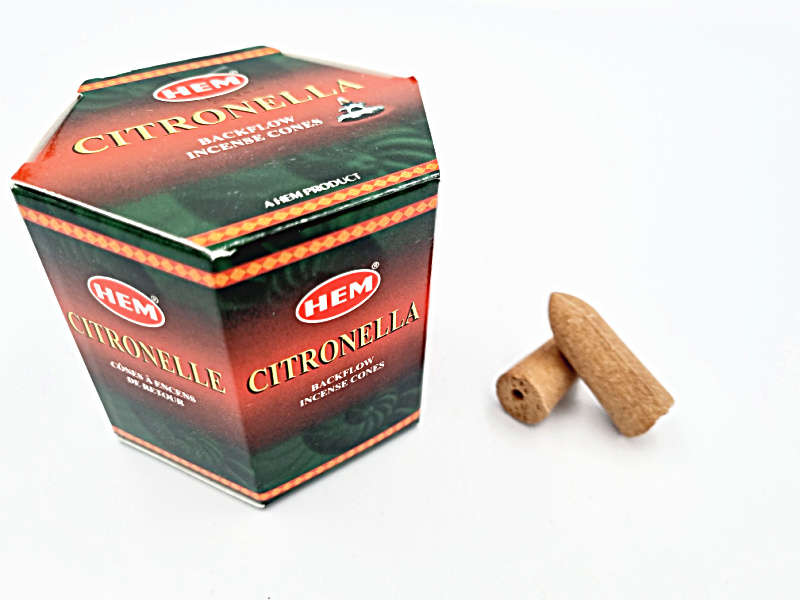 Hem Citronella Backflow Incense Cones (Pack Of 40)