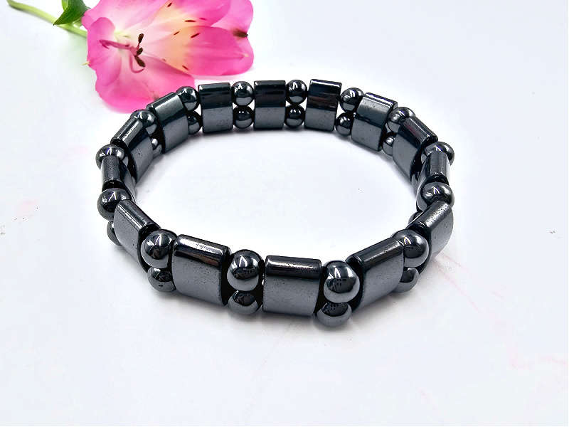Hematite Mixed Stone Bangle