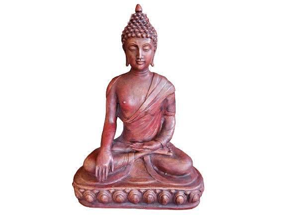 Buddha Statue XL Red  (62cm)