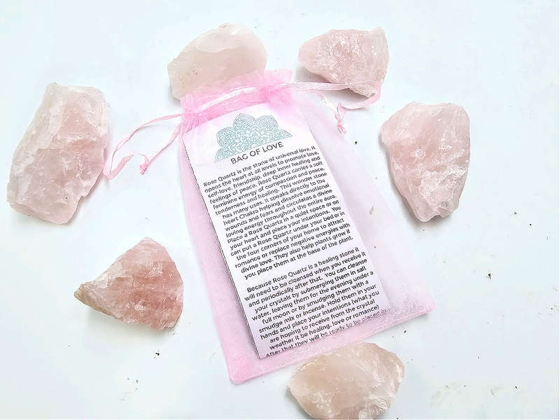 Rose Quartz Bag of Love