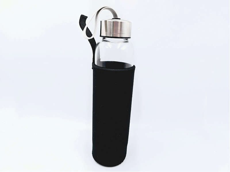 Black Onyx Crystal Water Bottle