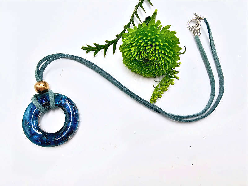 Water Element Orgonite Necklace