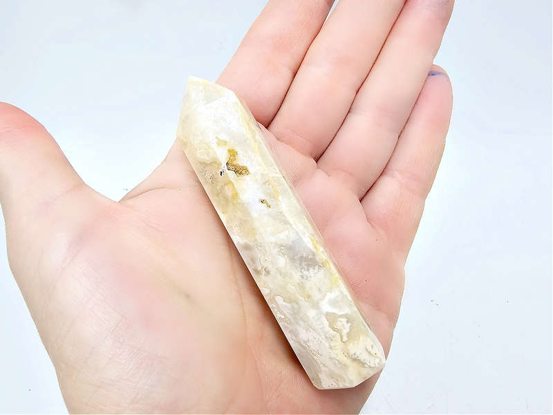 Crazy Lace Agate Polished Point C (57.9g)