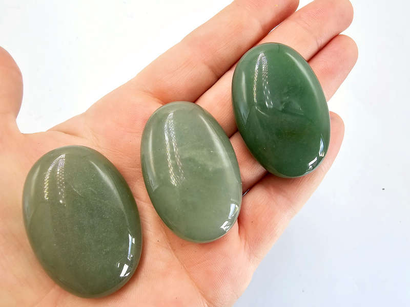 Green Aventurine Palm Stones 5cm