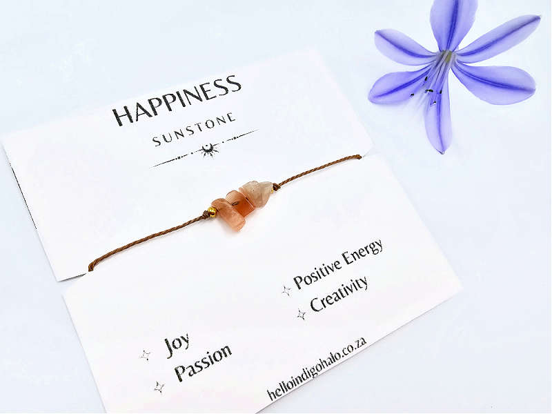 Sunstone Stone Chip Bangle