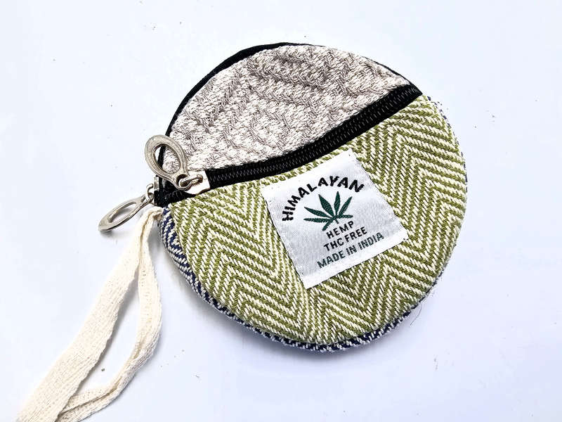 Hemp Round Money Purse B
