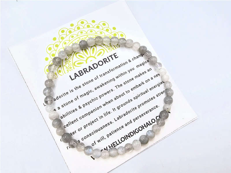 Labradorite Bangle (4mm)
