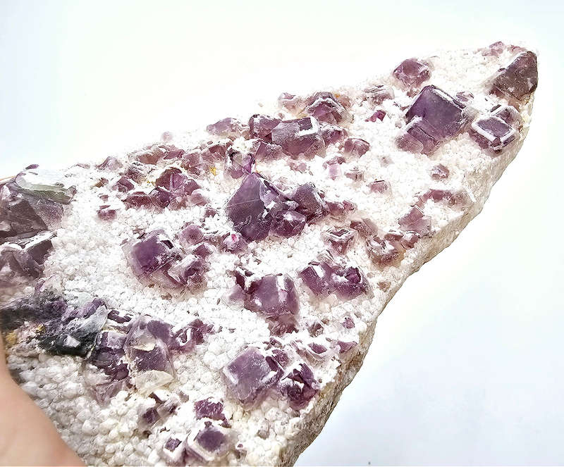 Purple Cap Cubic Fluorite Specimen E (314g)