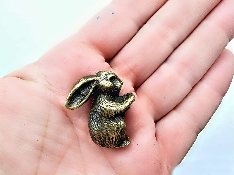 Rabbit Metal Incense Holder