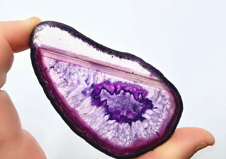 Small Agate Slice (Purple)