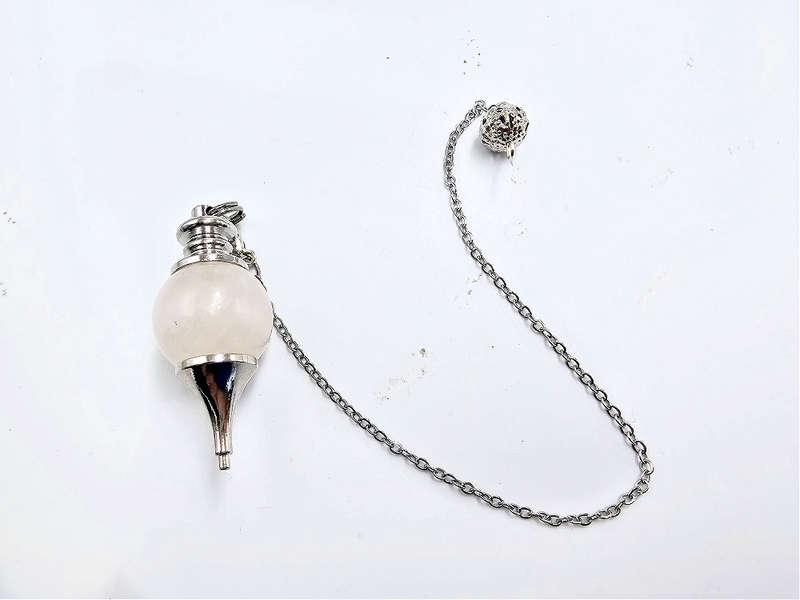 Snow Quartz Pendulum Ball