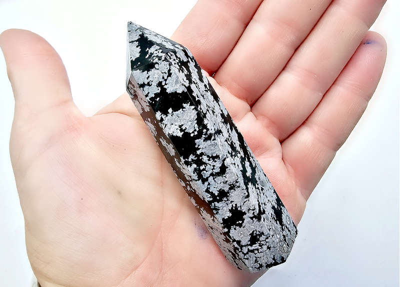 Snowflake Obsidian Point G (66g)