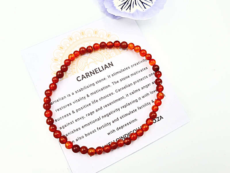 Carnelian Bangle (4mm)